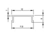 Alümi̇nyum Profi̇l Kanal Fi̇ti̇li̇ 10 (45X45 - 45X90 - 50X50 )