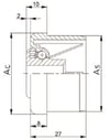 KTR Model Rulo Başlık (Ø40) 