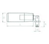 MLC5506 Plastik Katlanır Volan Kolu Boy:55, M6
