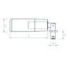MLC5508 Plastik Katlanır Volan Kolu Boy:55, M8