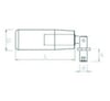MLC5510 Plastik Katlanır Volan Kolu Boy:55, M10