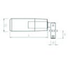 MLC7008 Plastik Katlanır Volan Kolu Boy:70, M8