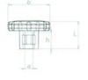 MLCBYB6310 Bakalit Yaprak Burçlu Çap:63 M10