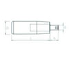 MLCPDK5506 Plastik Döner Volan Kolu Boy:55, M6