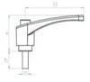 MLCPKC631050 Plastik Sustalı Kol Civatalı Boy:63, M10x50