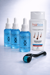 Hairbox Erkek Saç Serumu ( 3 Adet Serum + 1 Adet Dermaroller + 1 Adet Şampuan)
