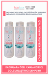 Hairbox Şampuan - Kolay Taranan Saçlar, Collagen, Keratin, Marula Yağlı Ekonomik Set (3 Adet Şampuan)