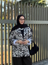 ZEBRA DESEN PATCH DETAYLI BLAZER CEKET