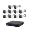 Dahua 10 Kameralı 2 Mp Sesli İp Güvenlik Kamera Seti IPC-HFW1230TC1-SA