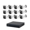 Dahua 12 Kameralı 2 Mp Sesli İp Güvenlik Kamera Seti IPC-HFW1230TC1-SA