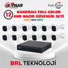 Dahua 12 Kameralı Renkli Gece Görüşlü Full HD Güvenlik Kamera Seti