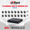 Dahua 16 Kameralı 2 Mp Sesli İp Güvenlik Kamera Seti IPC-HFW1230TC1-SA