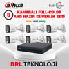 Dahua 6 Kameralı 30 Metre Renkli Gece Görüşlü Full HD Güvenlik Kamera Seti