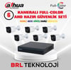 Dahua 6 Kameralı 40 Metre Renkli Gece Görüşlü Fullhd Dahili Mikrofonlu Kamera Seti