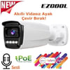 EZCOOL EZ-4045IPS 5MP 3.6MM HİBRİT POE SESLİ IP BULLET KAMERA