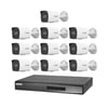 Hikvision 10 Kameralı 2 Mp ColorVu İp Güvenlik Kamera Seti DS-2CD1027G2H-LIUF (Dahili Mikrofonlu)