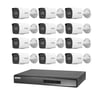 Hikvision 12 Kameralı 2 Mp ColorVu İp Güvenlik Kamera Seti DS-2CD1027G2H-LIUF (Dahili Mikrofonlu)