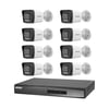 Hikvision 8 Kameralı 2 Mp Hybrid Light İp Güvenlik Kamera Seti DS-2CD1023G2-LIUF (Dahili Mikrofonlu)