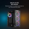 JAMES DONKEY HELIX H800 4XRBW ATX 650W GAMING KASA