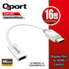 QPORT Q-DP-HD2 DISPLAY PORTUNDAN HDMI CEVIRICI 4K 60HZ