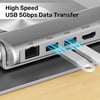 UNITEK 360D METAL 15.6” NOTEBOOK STAND 5in1 VE DOCKING STATION  (D1109B)