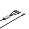 UNITEK TYPE-C 3in1 ŞARJ 1.5MT 20W (C14101BK-1.5M)