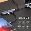UNITEK UHUB Q4 4-IN-1 10GBPS USB-C HUB (H1112DGY01)