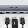 UNITEK UHUB U11+ 11-IN-1 USB-C HUB (D1113BGY01)