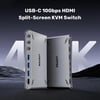UNITEK USB-C 10GBPS HDMI KVM SWITCH (D1118AGY01-EU)
