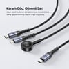 UNITEK USB-C 3' U 1 ARADA 100 W HIZLI SARJ KABLOSU 1.2M (C14180AGY01-1.2M)