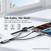 UNITEK USB-C 3' U 1 ARADA 100 W HIZLI SARJ KABLOSU 1.2M (C14180AGY01-1.2M)