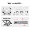 UNITEK USB-C NOTEBOOK STANDI VE DOCKING STATION (D1109A)