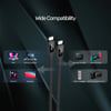 UNITEK USB4 THUNDERBOLT KABLO 0.8MT(C14100BK-0.8M)