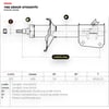 Daihatsu Terios 97-05 Ön Amortisör Sol Japanparts - Mm60010 / 4852087401