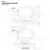 Fiat 500L 10- Doblo 10-23 Lancia Delta 10-14 Opel Combo 12- Ön Fren Balatası (Çift Fişli) Kale - 2472920005 / 77365796