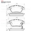 Fiat Bravo 07-14 Doblo 10-23 Fiorino 07- Grande Punto 05- Idea 05- Linea 07- Stilo 01-07 Ön Fren Balatası Takımı Mga - 55110