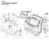 Honda Crv 15-18 Arka Bagaj Üst Reflektörü (Stop Lambası - Kırmızı) Orjinal - 34270t1wa01