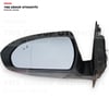 Hyundai I30 16- Dış Dikiz Aynası Sol (Elektrikli - Isıtmalı - Katlanır - Kör Nokta Uyarı - Sinyalli) (10 Pin) Viewmax - Vm6449nebpabsl / 87610g4220