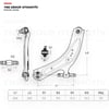 Nissan X-trail 14- Salıncak Alt Sol Yns - 545014ca0a