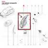 Renault Clio IV 16-21 Ön Far Lambası Sol (Krom - Nikelajlı) Orjinal Mais - 260600373r