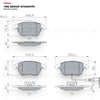 Skoda Fabia 10-22 Octavia 04-14 Rapid 10-19 Superb Yeti 08-15 Vw Beetle Caddy Gold Jetta Passat Polo V Scirocco Touran 08-18 Ön Fren Balatası Otosan - Hamj2k021agaan / 3c0698151c