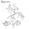 Volvo S60 10-18 S80 V70 Xc60 Xc70 10-16 Arka Aks Taşıyıcı Burcu Sol Yns - 31387280
