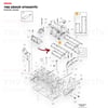 Volvo S60 S80 V40 V60 V70 10-15 T2 - T3 - T4 1.6 Benzinli (B4164t) Külbütör (Üst) Kapak Contası Orjinal - 31330772