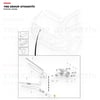 Volvo Xc60 08-17 Arka Silecek (Silgi) Süpürgesi + Kolu (365 mm) Yns - 31333448 / 31333449