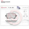 Vw Transporter T5 - T6 - T7 03-26 Arka Fren Balatası Brembo - P85083 / 7h0698451d