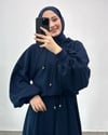 Kapşonlu Sweat Etek Lacivert Takım