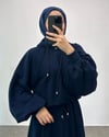 Kapşonlu Sweat Etek Lacivert Takım
