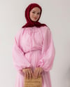 Eteği Fırfırlı Pembe Takım