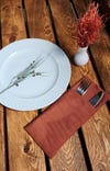 Dore Çatal Kaşık Bıçak Kılıfı 2 lı KİREMİT Masa Servislik
