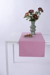 Lüks 140x40 Runner Leke Tutmaz Su iticili Özel Kumaş PEMBE